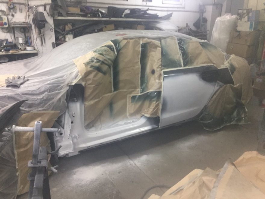 Фото Audi A6 перед ремонтом кузова