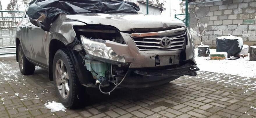Фото Toyota после ДТП